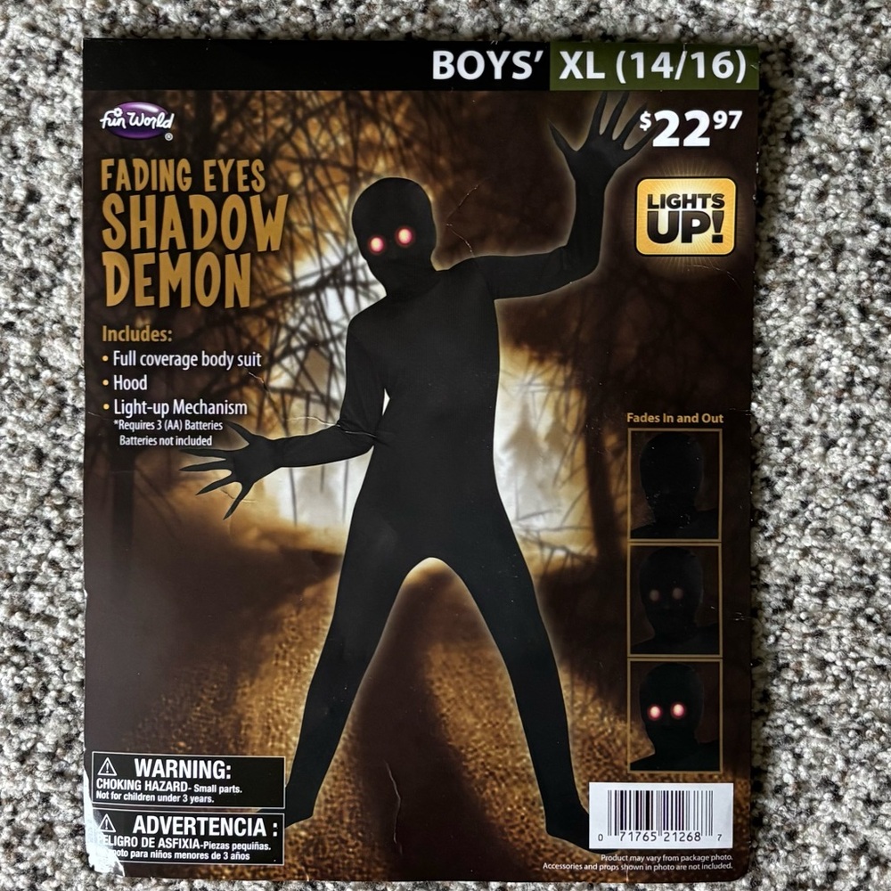 Children's Black Costume Bodysuit